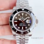 (EW) Best Replica Rolex Submariner Date 3135 Watch Diamond Markers Jubilee Band